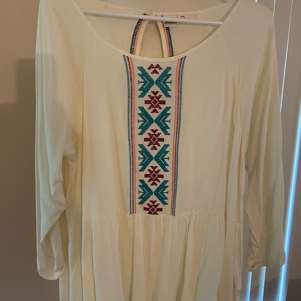 New Roxy Boho top size Large